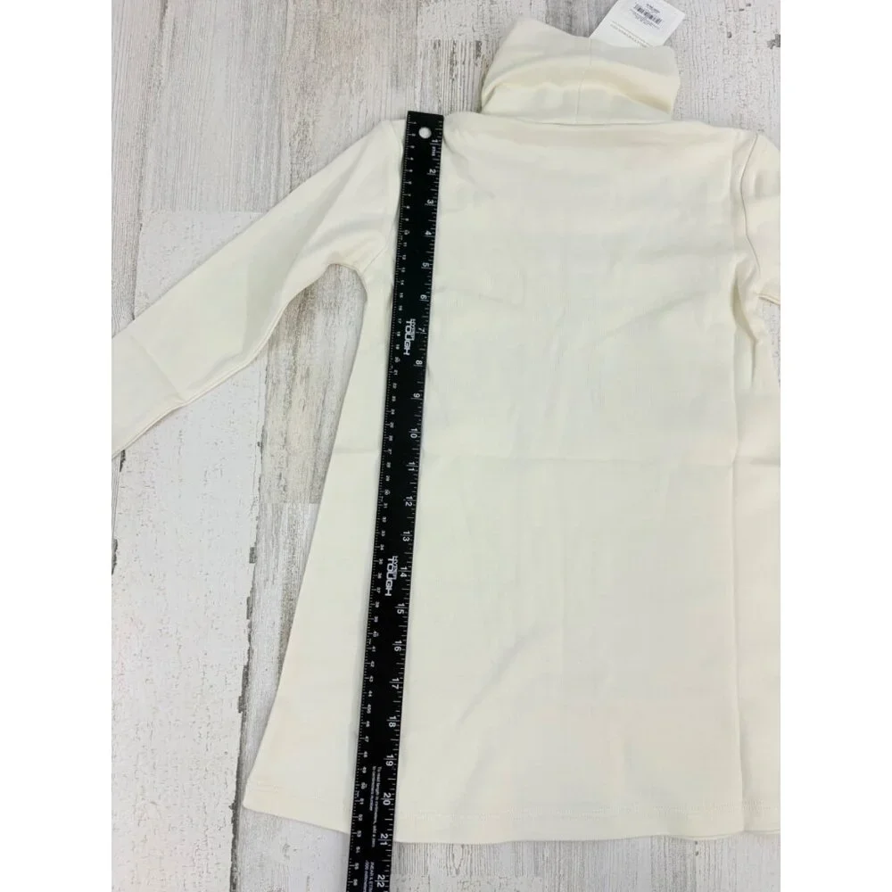 Beaufort Bonnet Company Tatum Turtleneck Dress White Blue Red Stripe Sz 4T NWT